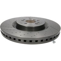 Bremsscheibe BREMBO 09B80511 vorne, belüftet, geschlitzt, hochkarbonisiert, 1 Stück von Brembo