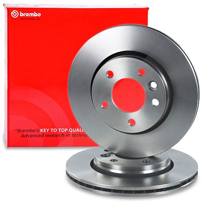 Brembo Bremsscheibe Hinterachse Belüftet [Hersteller-Nr. 09.9582.11] für VW von BREMBO