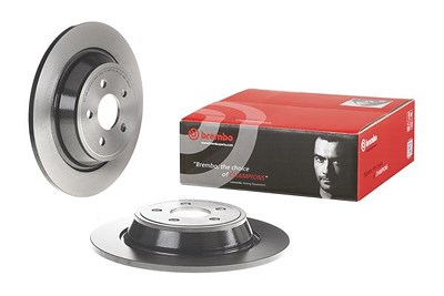 Brembo Bremsscheibe Hinterachse Voll [Hersteller-Nr. 08.N258.41] für Ford, Ford Usa von BREMBO