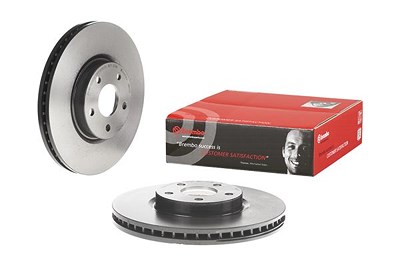 Brembo 1x Bremsscheibe Vorderachse belüftet [Hersteller-Nr. 09.N255.21] für Ford von BREMBO