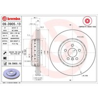 Bremsscheibe BREMBO 09D90513 vorne, belüftet, hochkarbonisiert, 1 Stück von Brembo