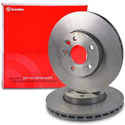 Brembo Bremsscheibe belüftet vorne [Hersteller-Nr. 09.A905.11] für Ford, Volvo von BREMBO