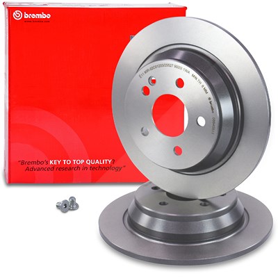 Brembo Bremsscheibe voll hinten [Hersteller-Nr. 08.8405.11] für Mercedes-Benz von BREMBO