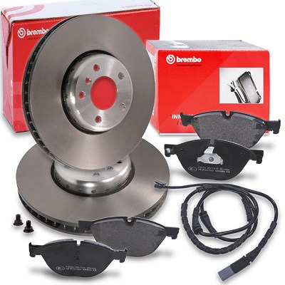 Brembo Bremsscheiben+Bremsbeläge mit VWK vorne für BMW von BREMBO