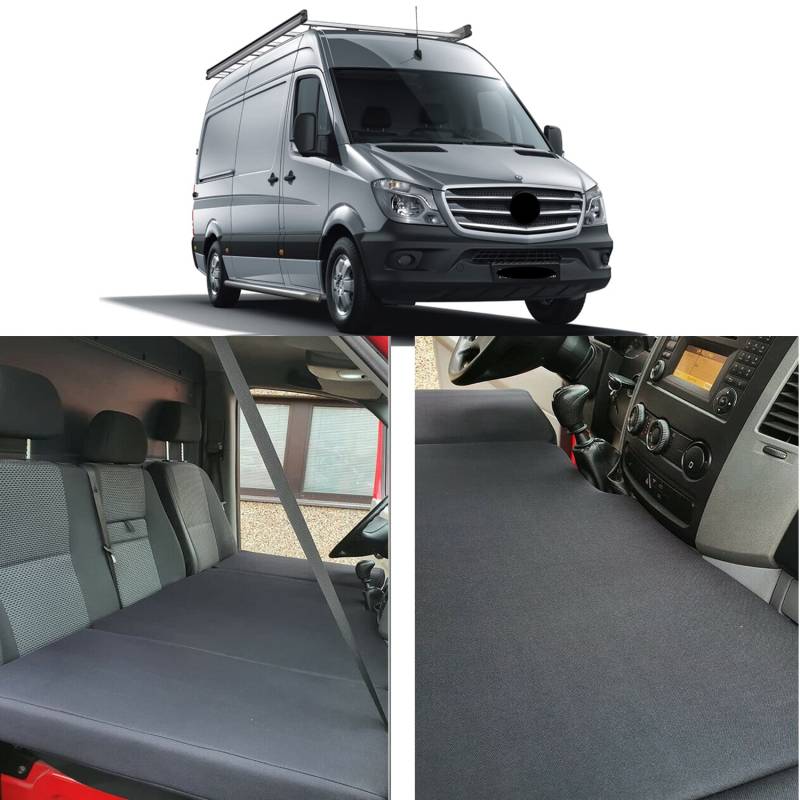 BREMER SITZBEZÜGE Camper-Bett Kinderbett Fahrerhausbett kompatibel mit Mercedes Sprinter W906 VW Crafter 1 2006-2017 Wohnmobil zubehör Wohnmobilbett Camping Camper Zubehör von BREMER SITZBEZÜGE