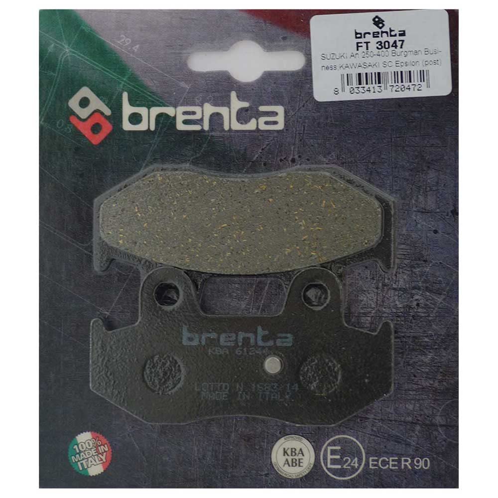 Brenta Bremsbeläge Organische Motorrad für KAWASAKI SC 250 Epsilon, Suzuki UX 125, UX 150 von BRENTA