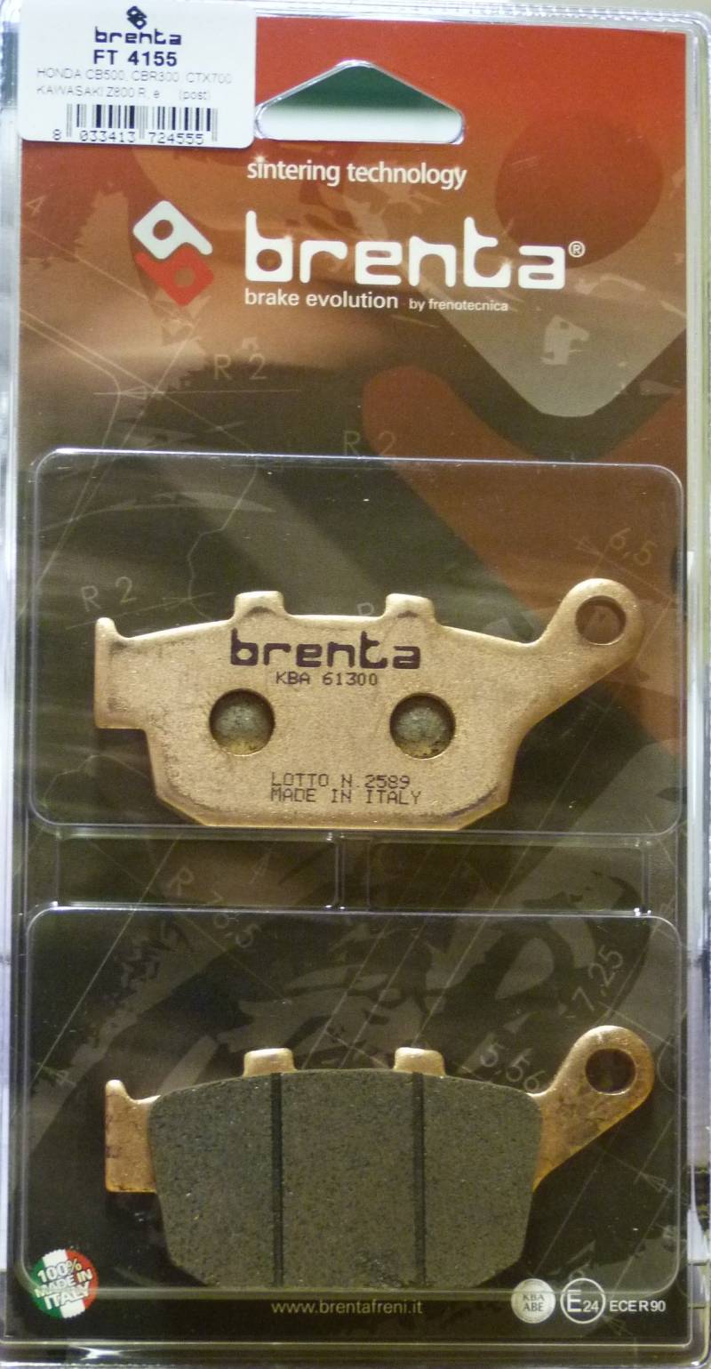 Brenta ft 4155 Bremsbeläge Sinter Moto, Set von 2 von BRENTA