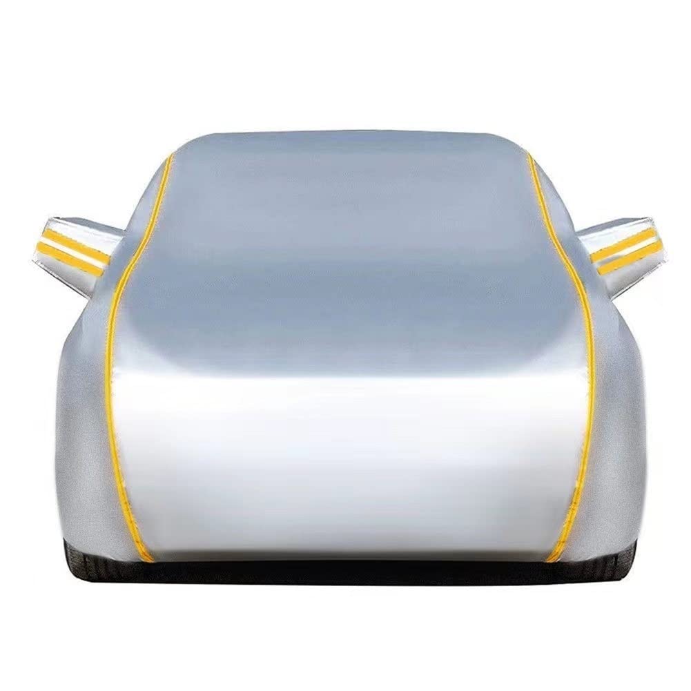 Autoabdeckung Wasserdicht Jedes Wetter Für FIAT 500 | Weatherproof Dustproof Car Cover Waterproof Car Cover Outdoor Car Tarpaulin von BRFDCD