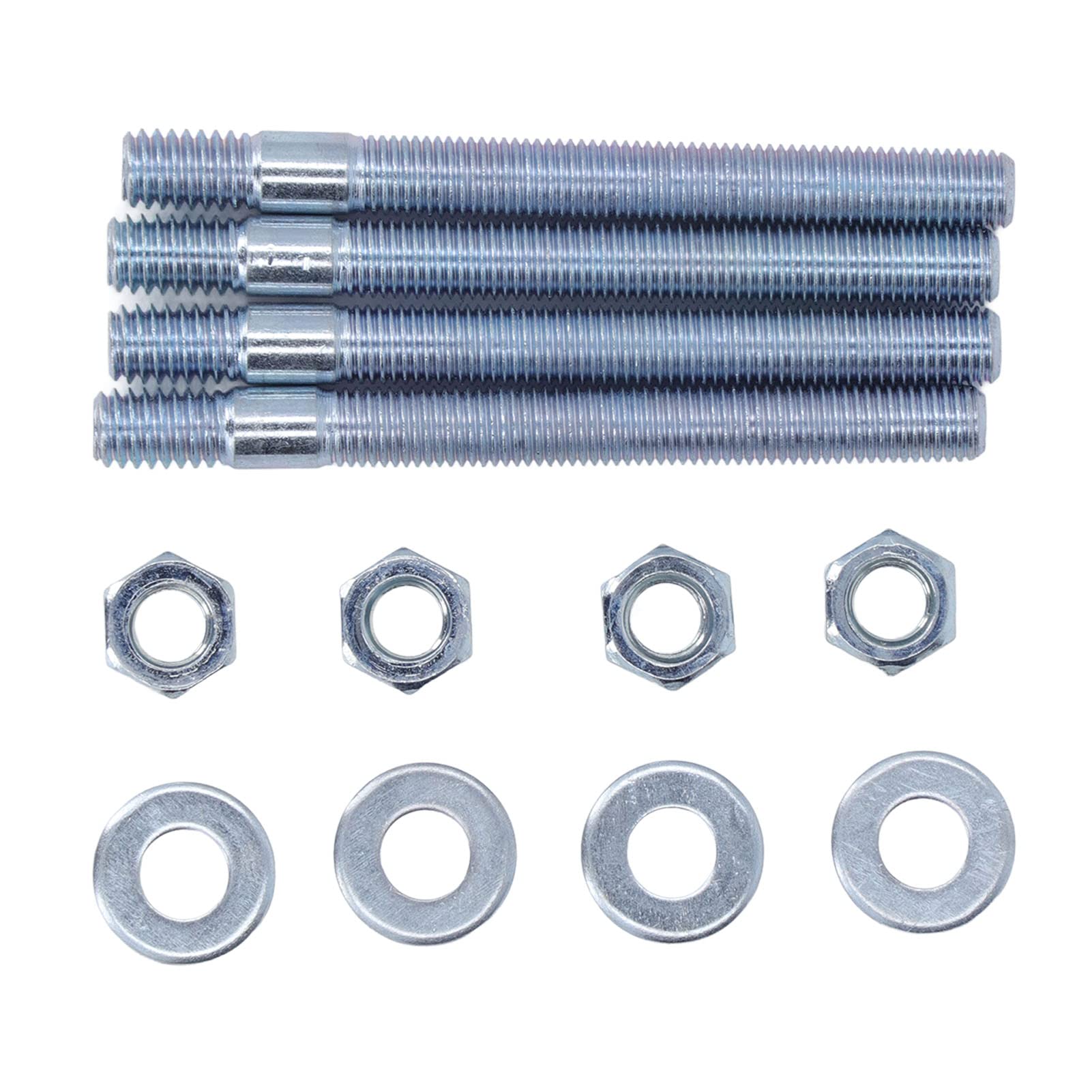 3,5-Zoll-Vergaserstehbolzen-Set aus Metall Vergaser-Montagebolzen-Kit mit Distanzstücken Vergaser-Montagebolzen-Kit Vergaser-Stehbolzen-Kit Vergaser-Stehbolzen mit Distanzstück von BRILVERDE