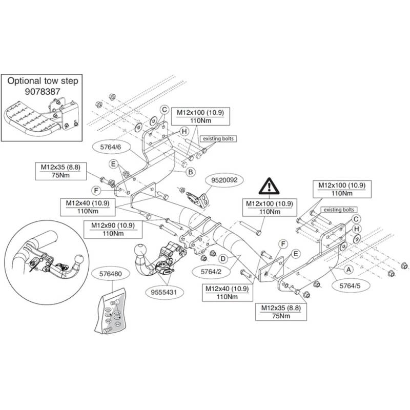 BRINK 576400 Anhängerkupplungen von Thule