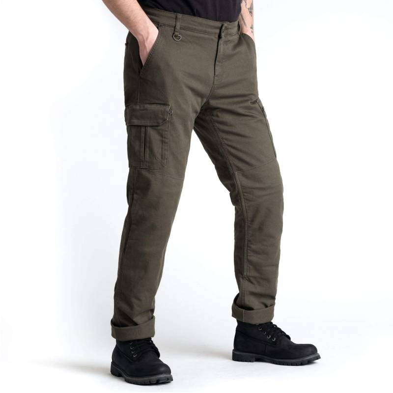 BROGER Alaska Motorradhose Herren | Denim-Baumwoll-Twill | Aramidfaser Futter | SAS-Tec Knie-Hüft-Steißbein-Protektoren | Tapered Fit von BROGER