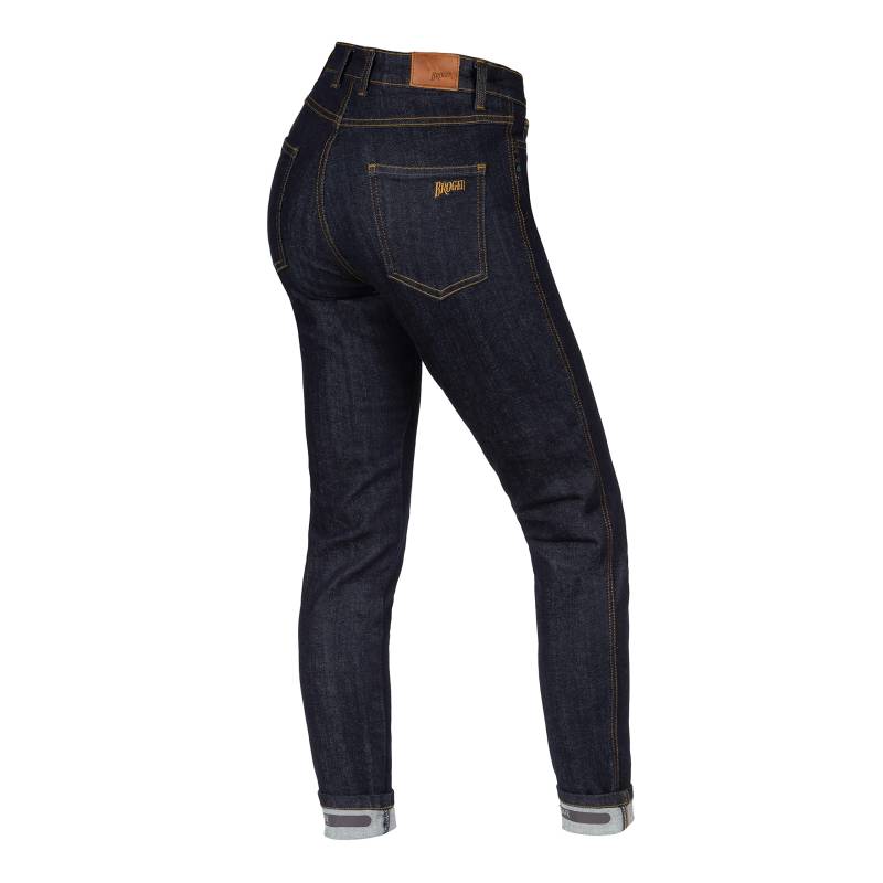 BROGER California Lady Motorradjeans Damen | Aramidfaser Futter | SAS-TEC Knie Hüfte Steißbein Protektoren | Reflektierende Elemente | Slim Fit von BROGER