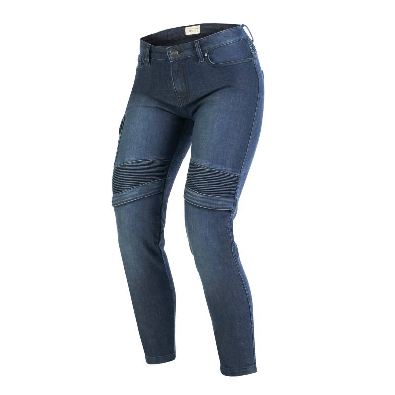 BROGER Ohio Lady Motorradjeans Damen | Aramidfaser Futter | SAS-Tec Knie-Hüft-Steißbein-Protectoren | Reflektierende Elemente | Tapered Fit von BROGER