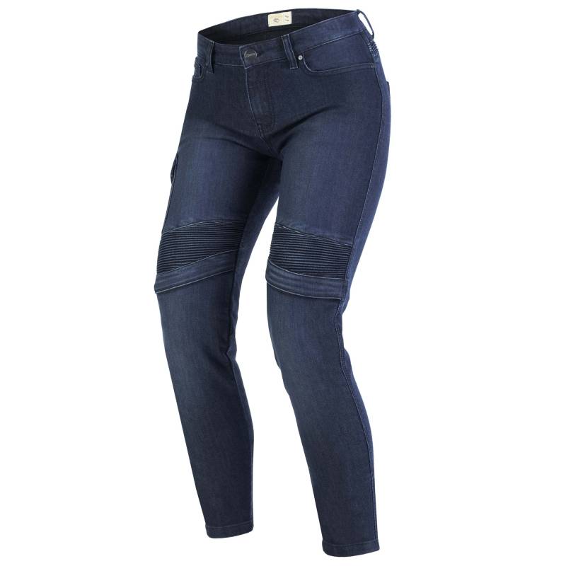 BROGER Ohio Lady Motorradjeans Damen | Aramidfaser Futter | SAS-Tec Knie-Hüft-Steißbein-Protektoren | Reflektierende Elemente | Tapered Fit von BROGER