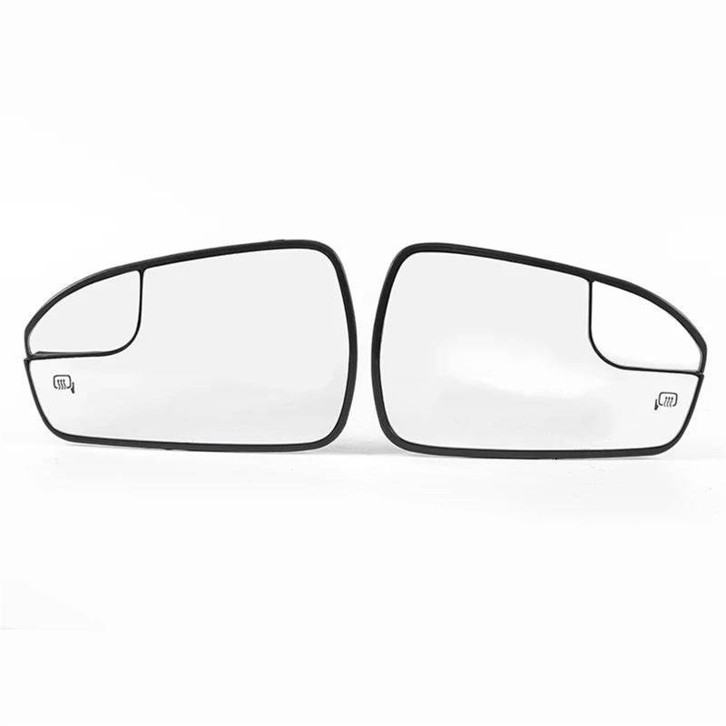 Spiegelglas Seite Rückspiegel Glas Heizung Anti-fog Beheizte Spiegel Blatt Für Ford Für Fusion 2013-2020 DS7Z17K707F DS7Z17K707A Rückspiegelglas (Farbe : Mirror glass Pair) von BROHN