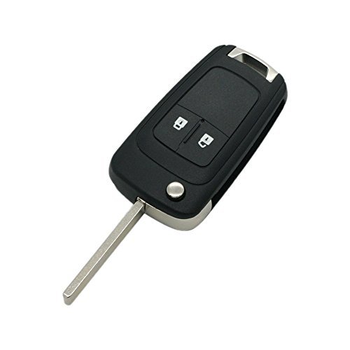 BROVACS Funk-Klappschlüsselgehäuse für Chevrolet Buick Opel 2 Tasten Keyless Entry Remote Key Case PG660A von BROVACS