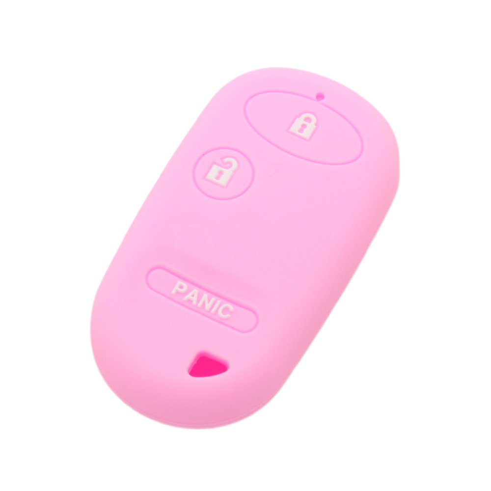 BROVACS Schlüssel Hülle Kompatibel mit Honda 2+1 3 Tasten Fernbedienung - Silikon Schutzhülle Schlüsselhülle Cover in Rosa (CV2208PK) von BROVACS