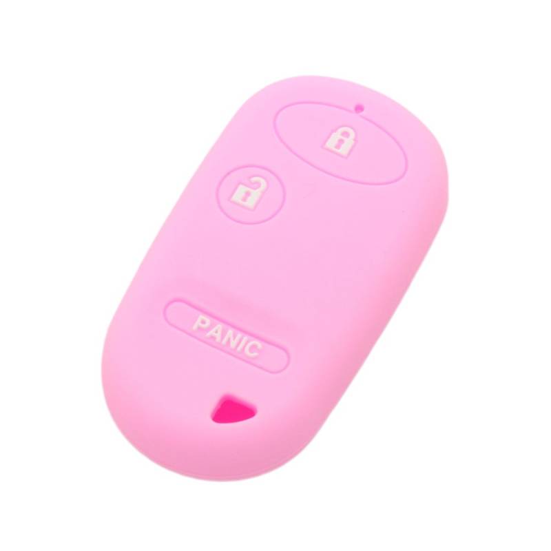 BROVACS Schlüssel Hülle Kompatibel mit Honda 2+1 3 Tasten Fernbedienung - Silikon Schutzhülle Schlüsselhülle Cover in Rosa (CV2208PK) von BROVACS