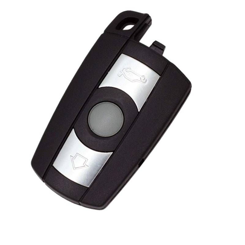 BROVACS -Schlüsselgehäuse kompatibel mit BMW 3 Tasten Smart Keyless Entry Remote Key Case Fob W/Back Cover für Batteriewechsel PG905AS von BROVACS