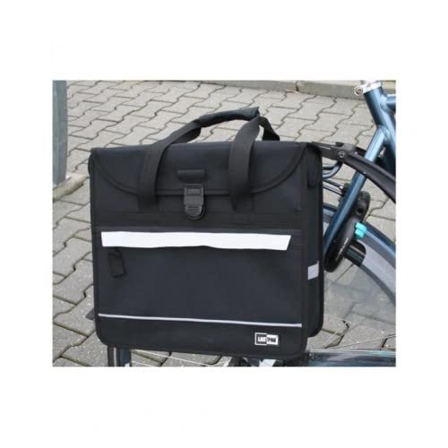 Shoppertasche LASTPAK 17 Liter Schwarz Fahrrad Einkaufstasche 36 X 34 X 14 CM von BRUBAKER