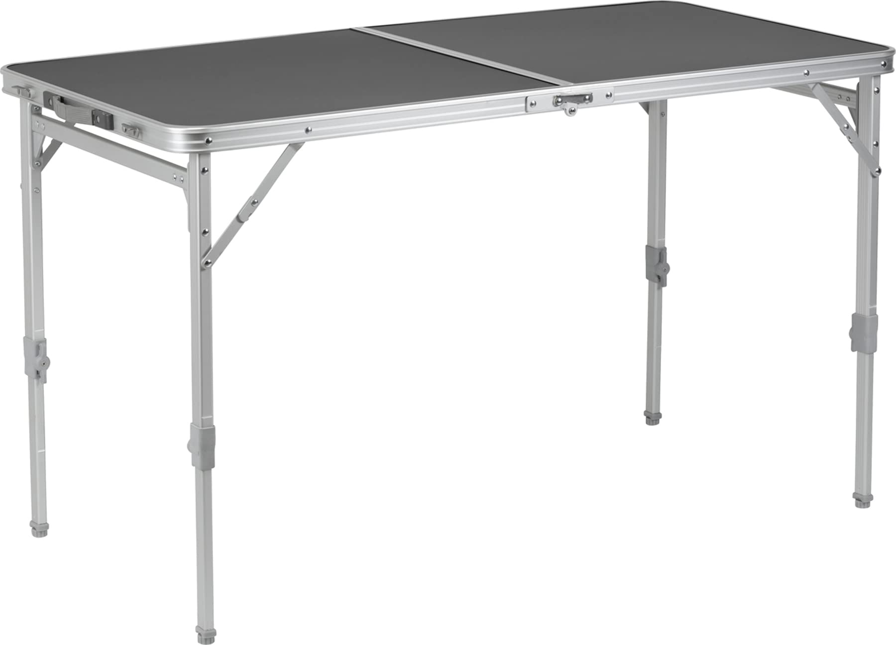 BRUNNER 0406105N Klapptisch aus Aluminium für den Außenbereich, Flatpack 4, Gewicht 6 kg, Standard von BRUNNER