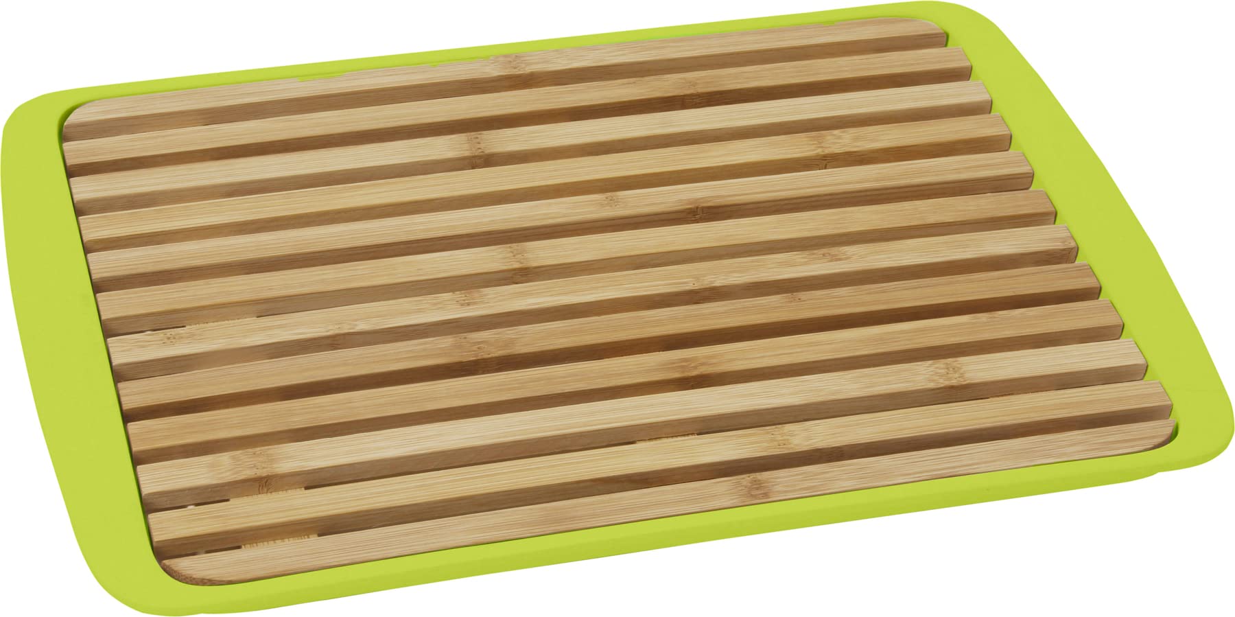 BRUNNER 0830056N.C34 Schneidebrett 2 in 1, Material Bambus und Melamin, Breadboard Farbe Grün 36 x 24 cm von BRUNNER