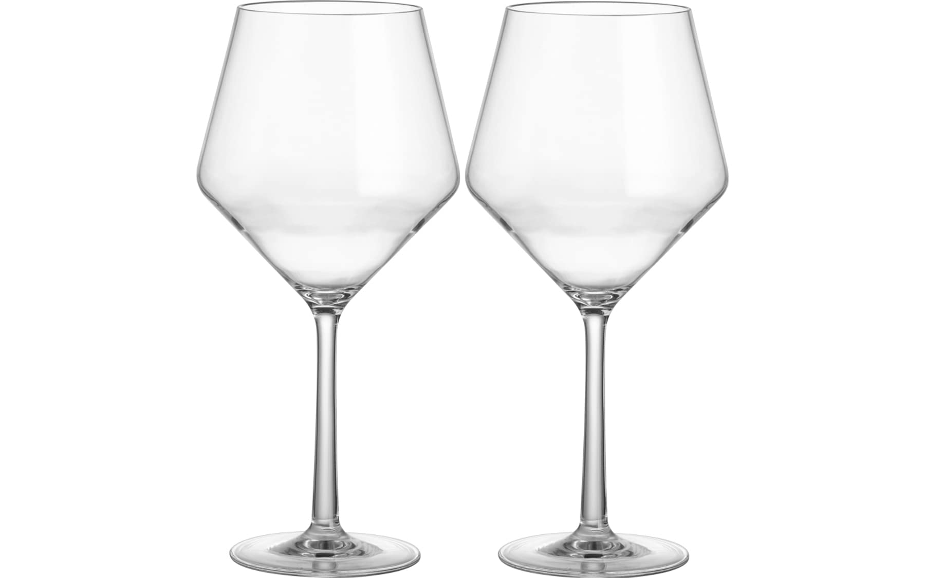 BRUNNER 0830220N.C71 Red Wineglass, 2 transparente Rotweingläser für Camping, Boot, Picknick, bruchsichere Kelche aus Tritan, Volumen 72 ml von BRUNNER