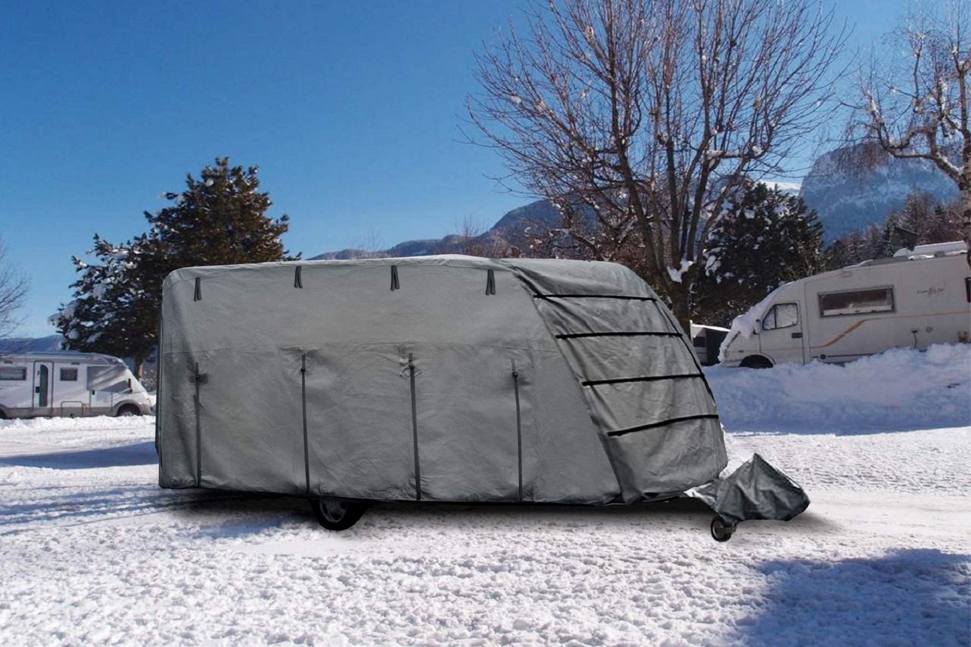 BRUNNER 7241463N Schutzhülle Caravan Cover 6M, 550-600 cm von BRUNNER