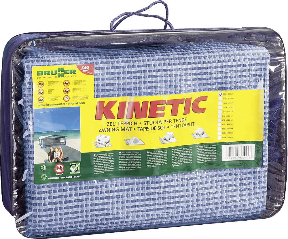 BRUNNER Kinetic Zeltteppich, 250 x 400 cm (grau) von BRUNNER