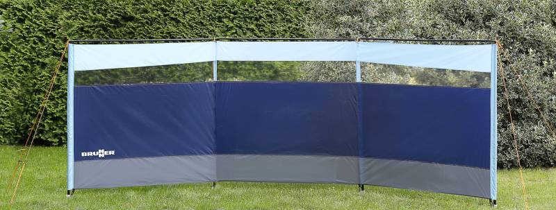 BRUNNER Paravent Barrier 140 x 600 cm Polyester (Blau) von BRUNNER