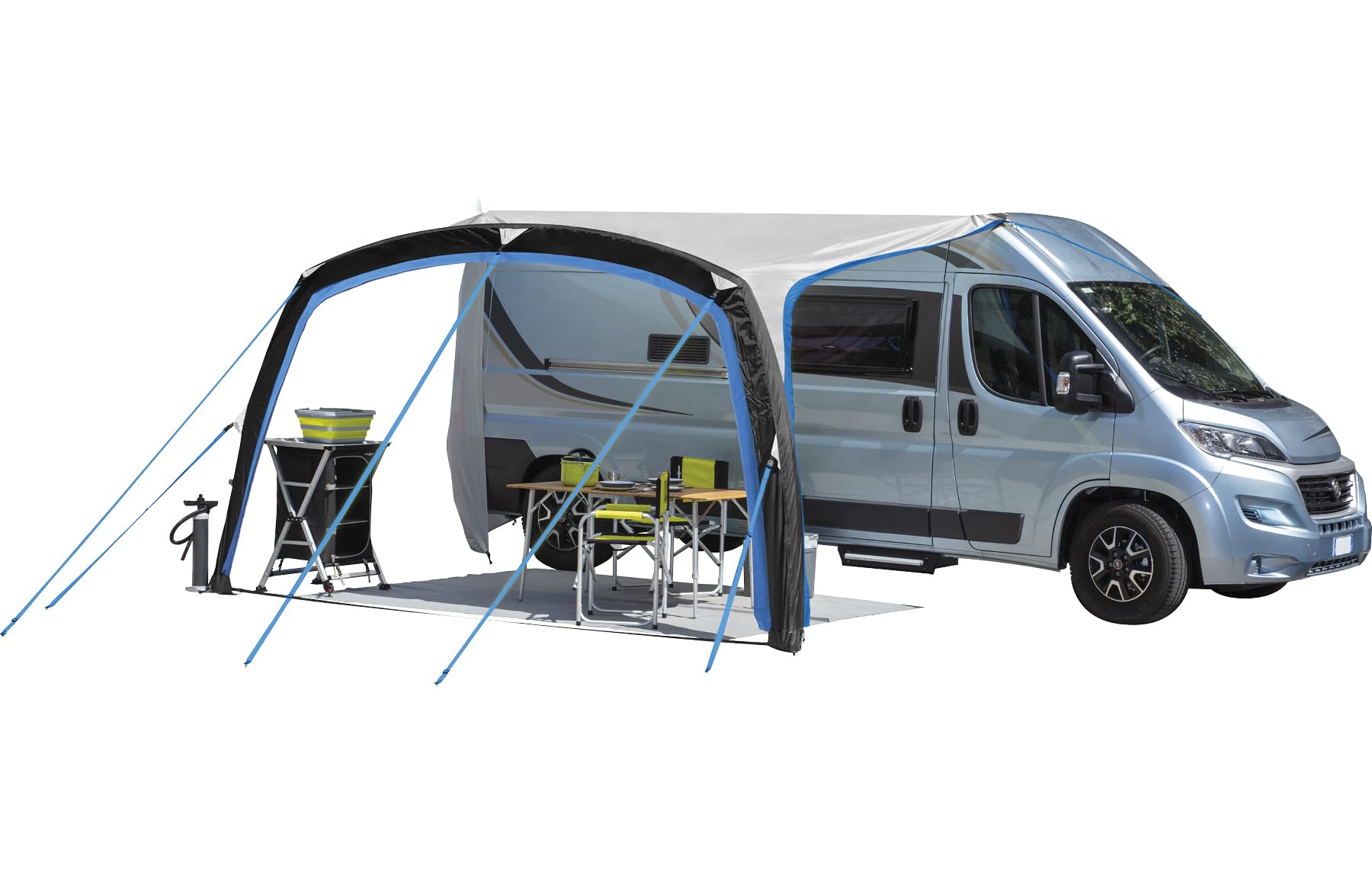 BRUNNER Sonnensegel SKIA 300: schnelle und einfache Montage, A.I.R.Tech-Technologie, UV-Schutz, inklusive Zubehör, ideal für Picknick, Camping und Partys im Freien von BRUNNER