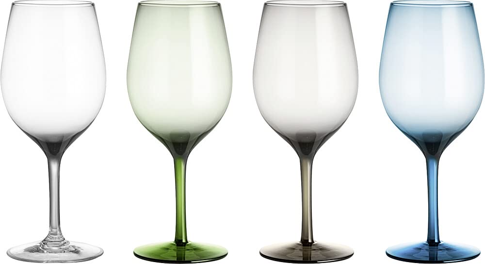 Brunner 0830184C.C9N Elegante Bruchgläser Set 4 Stück, Welle & Jazz Wineglass, 60 Cl von BRUNNER