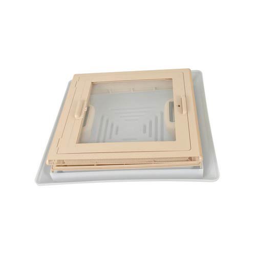 MPK Dachhaube 46 mit Rollo 400x400mm beige von BRUNNER