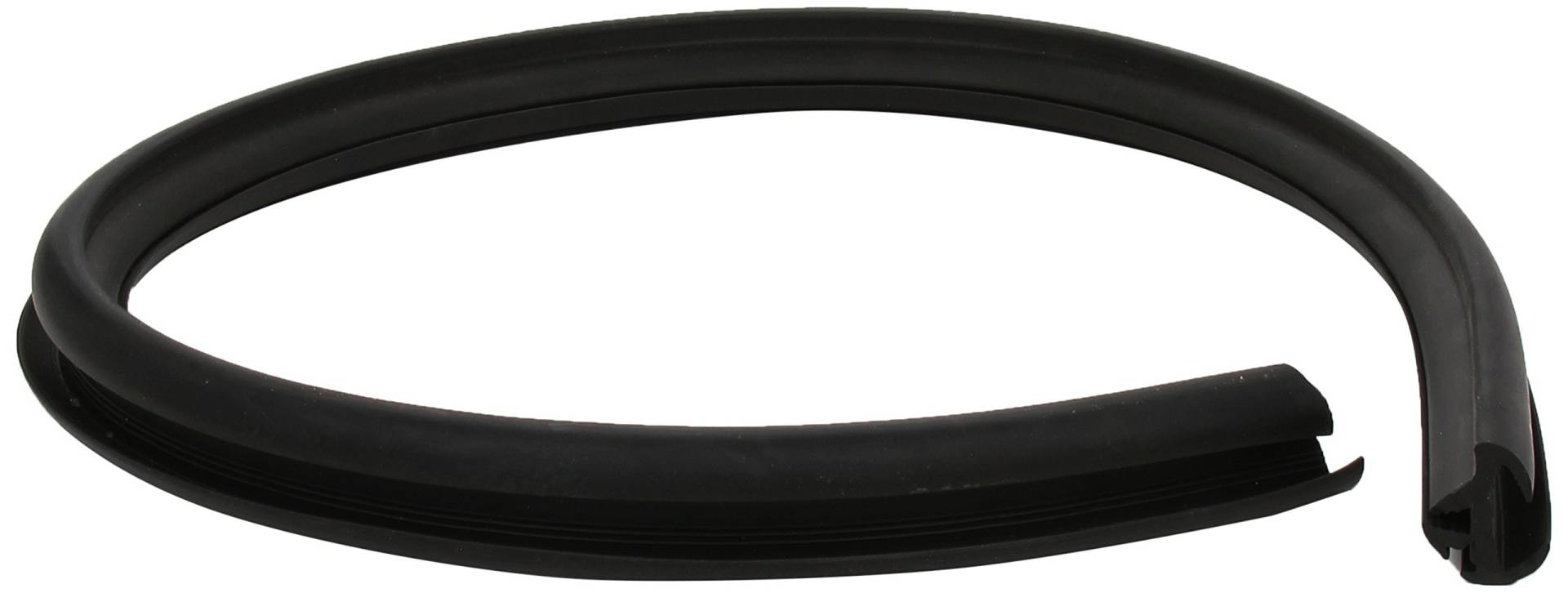 Polyplastic Gummiprofil für feste Seitenfenster WS = 33 mm schwarz von BRUNNER