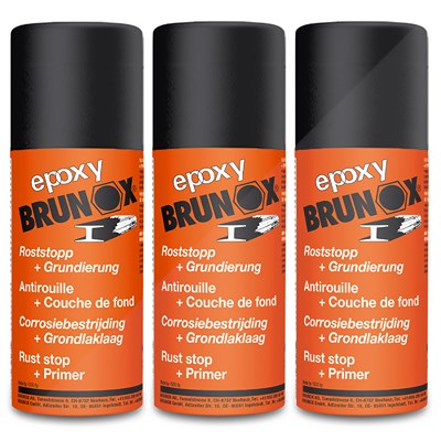 Brunox 3x 150 ml Epoxy Spray Rostumwandler [Hersteller-Nr. BR0,15EP] von BRUNOX