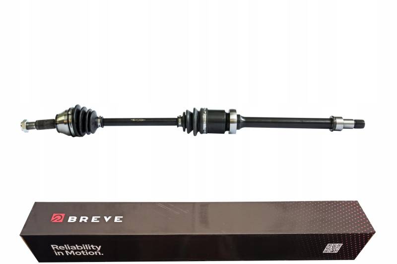 BREVE - Antriebswelle Kompatibel mit FORDB-MAXBMAX 1.5 TDCI 1.6 TDCI - Neu und werksseitig vorgefettet – Montageposition: Vorne Rechts – mit Korrosionsschutz – Komplettes Set von BRV