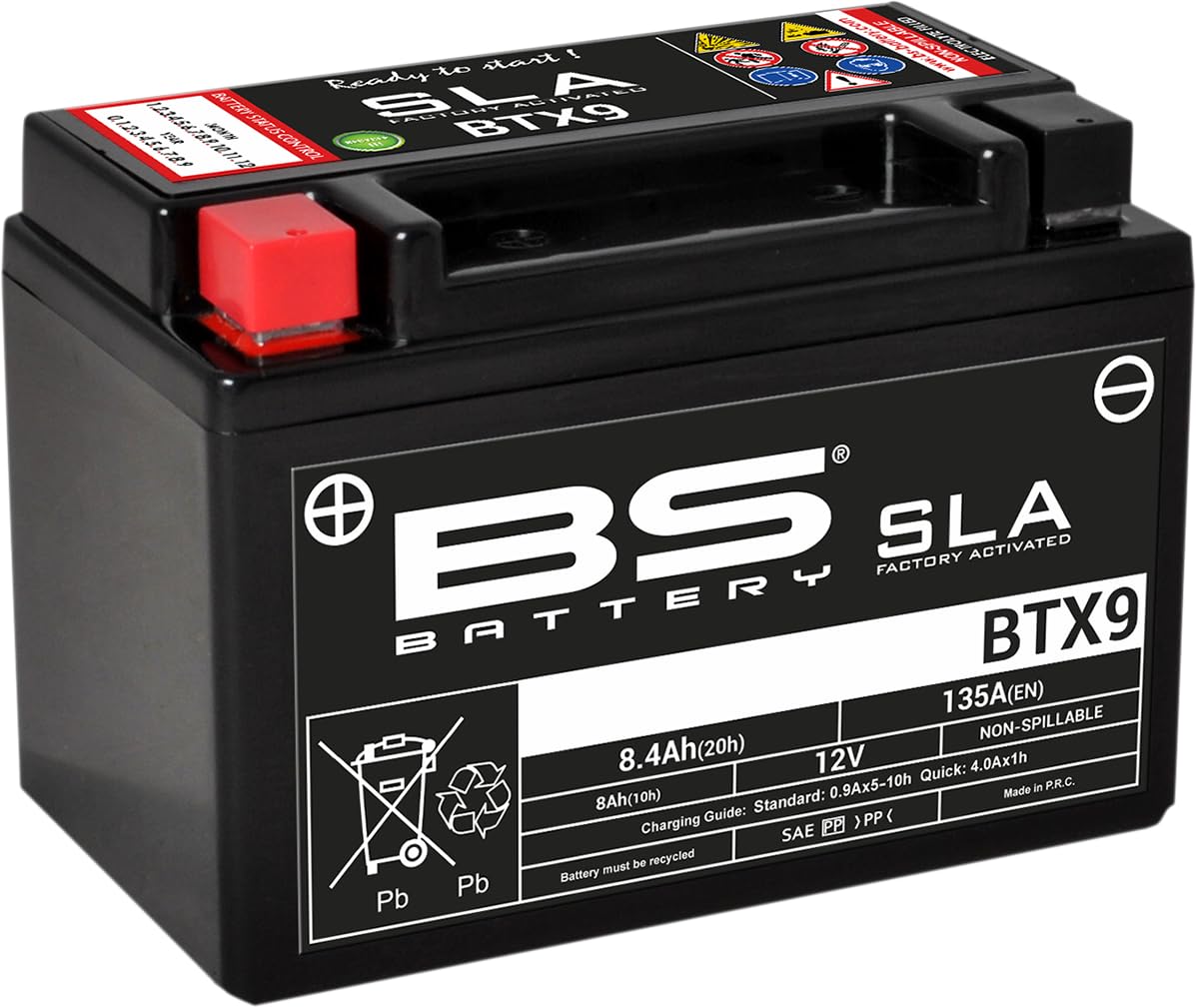 Accu BS BATTERY SLA SIGILLATA BTX9 KYMCO DINK EURO3 125 2006>2007 von BS Battery