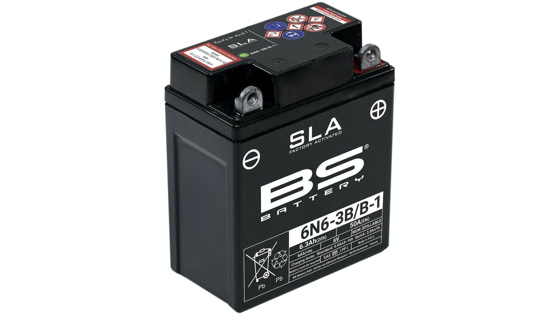 BS-Battery Batterie BS-Battery, SLA, versiegelt, Batterie "6N6-3B-1" ETN: 006 012 003 von BS Battery