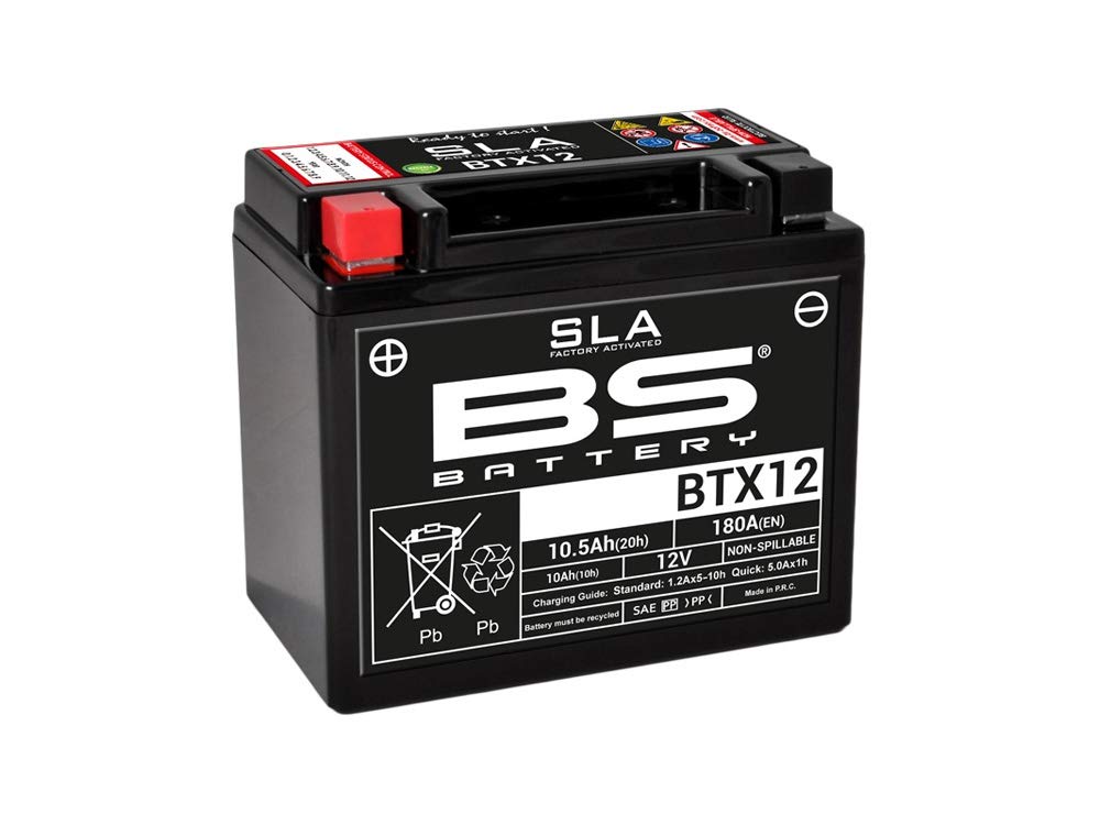 Batterie SLA BTX12 / YTX12-BS - BS BATTERY - 12V / 10Ah von BS Battery