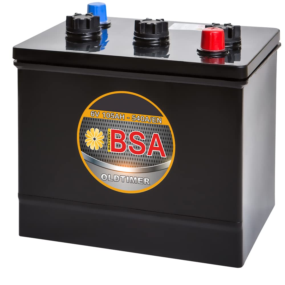 BSA 6V 105Ah Oldtimer Batterie Autobatterie für Oldtimer 6 Volt ersetzt 84Ah 96Ah 102Ah von BSA BATTERY HIGH QUALITY BATTERIES