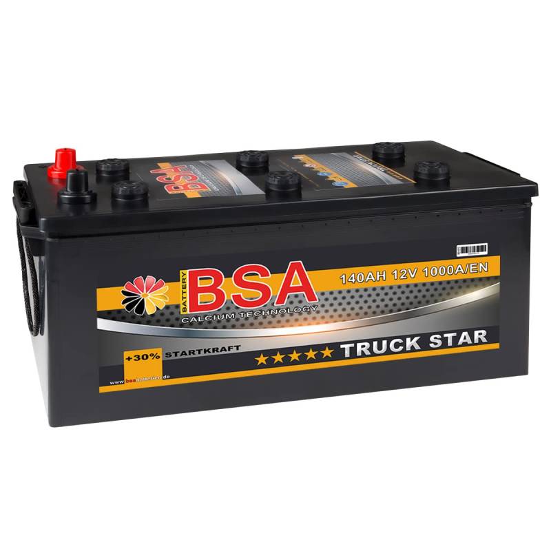 LKW Batterie 140Ah 12V 1000A/EN Starterbatterie statt 120AH 125AH 135AH Schlepper Traktor von BSA BATTERY HIGH QUALITY BATTERIES