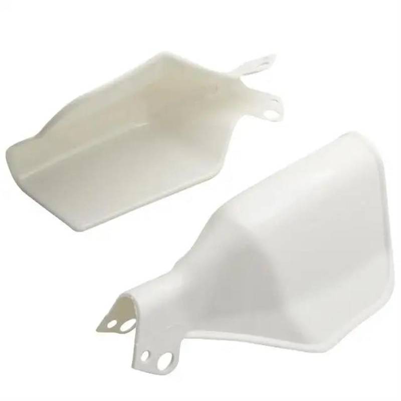 1 Paar Universal-Motorradteile Motorrad-Handprotektoren Windschutzscheiben-Handschutz Handprotektoren Handschützer(White) von BSBZGKGPBW