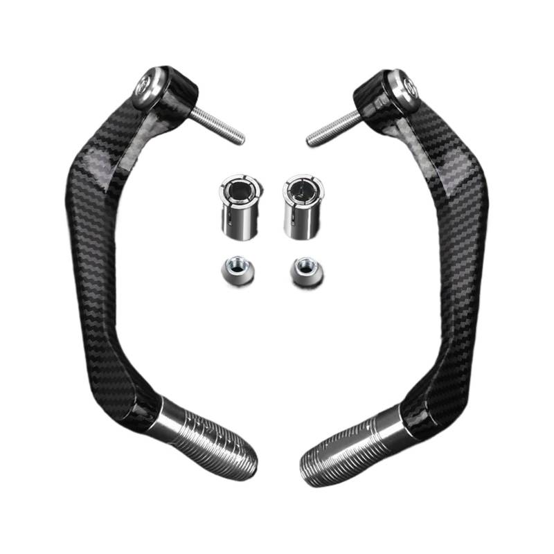 Für Aprilia Für RS4 Für RS125 Für RS50 Für RS 125 50 1999-2022 2024 Motorrad Handschutz 22mm Lenker Griffe Schutzfolie Handprotektoren Handschützer(Silver) von BSBZGKGPBW