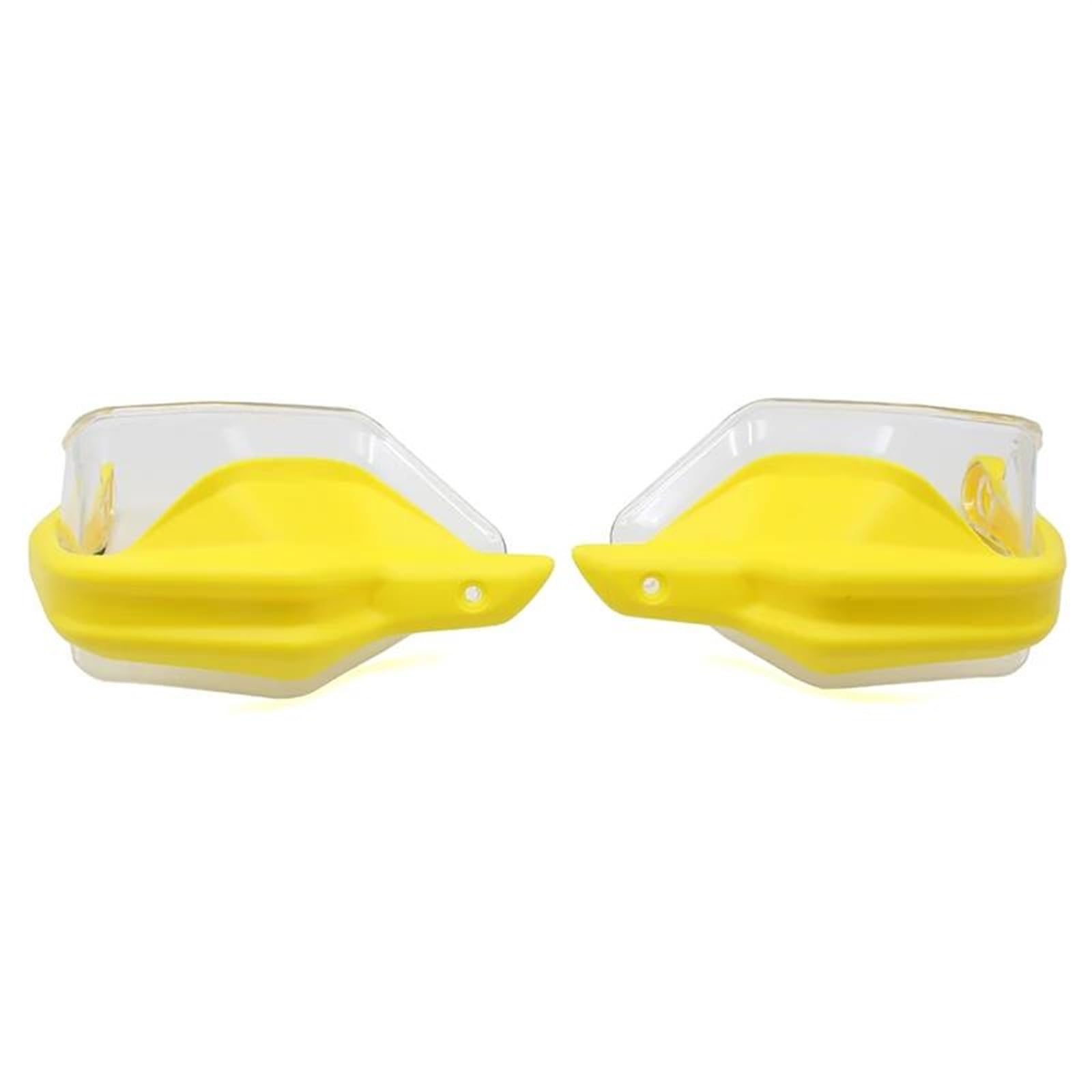 Für C400GT Für C400 GT Für C 400GT Motorrad Griff Schutz Lenker Handprotektoren Windschutzscheibe Handprotektoren Handschützer(Yellow Clear-1Set) von BSBZGKGPBW