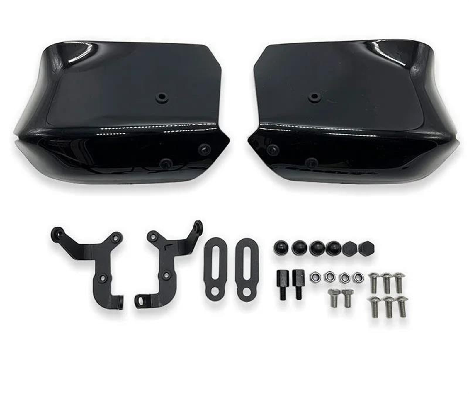 Für Forza 350 Für Forza300 Für Forza125 Für NSS350 2018 2019 2020 2021 2022 Motorrad Lenker Hand Guards Wind Protector Windschutzscheibe Handprotektoren Handschützer(Black) von BSBZGKGPBW