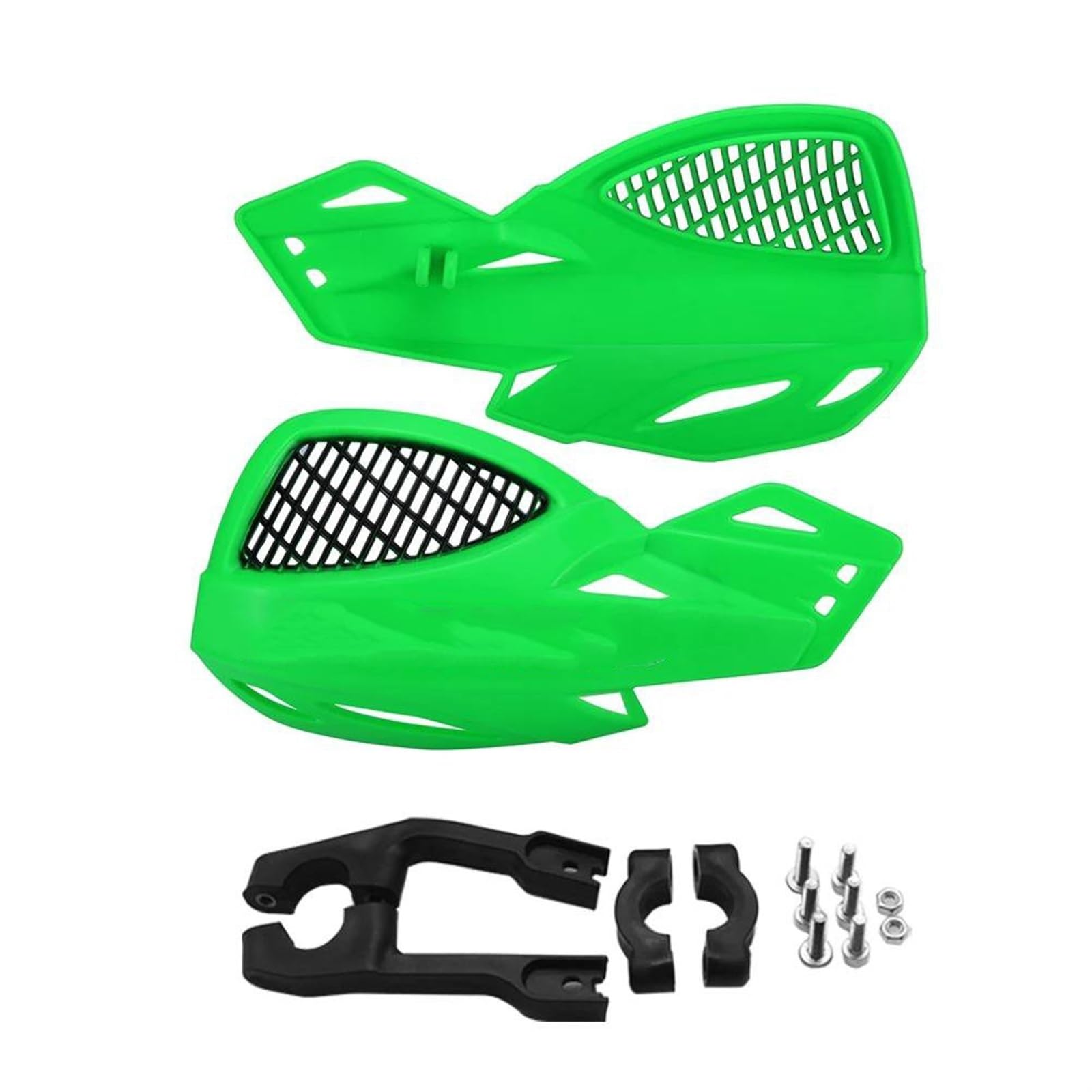 Für Für SEROW225 Für 250 Motorrad Lenker Universal Handschutz Schutz Getriebe Schild Protector Kit Set Handprotektoren Handschützer(Green) von BSBZGKGPBW