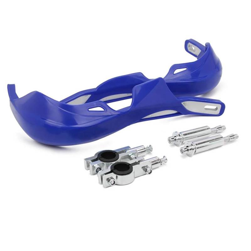 Für Für YZ YZF WR WRF TTR 125 250 400 450 426 Für YZ250F Für WR450F 22 MM 28 MM Motorrad Lenker Hand Guards Wind Protector Handprotektoren Handschützer(Blue with Sticker) von BSBZGKGPBW