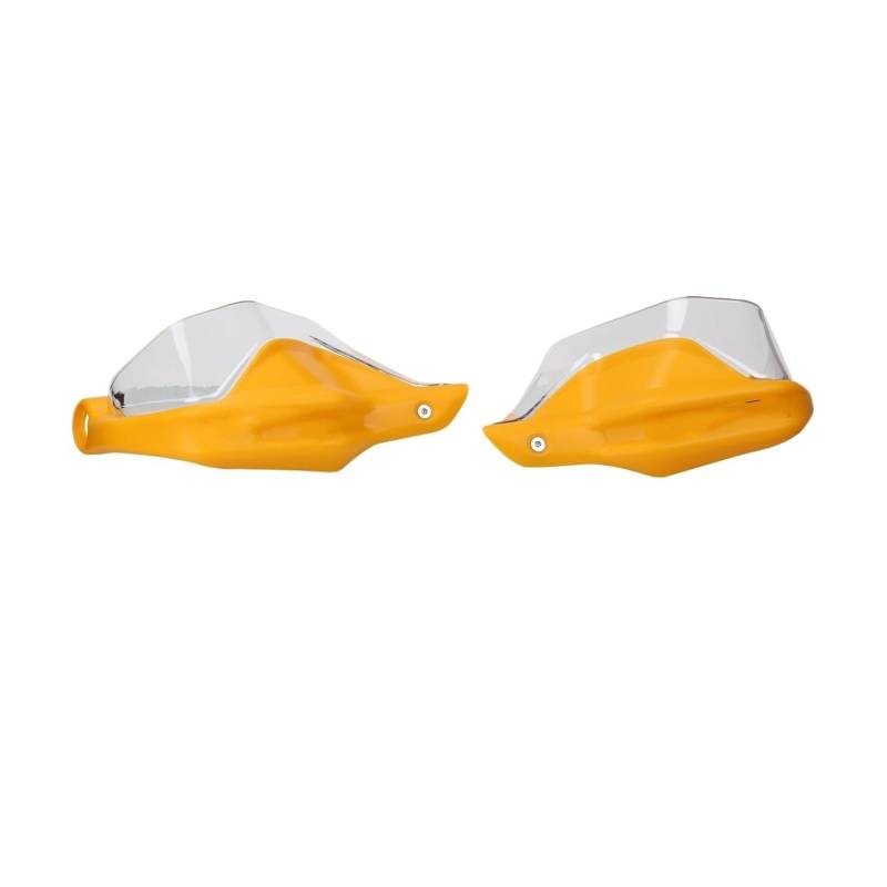 Für Loncin Für VOGE Für SR1 ADV 2024 Für SR 1ADV Motorrad Lenker Handschutz Extender Windschutzscheibe Schutz Handprotektoren Handschützer(Yellow transparent) von BSBZGKGPBW