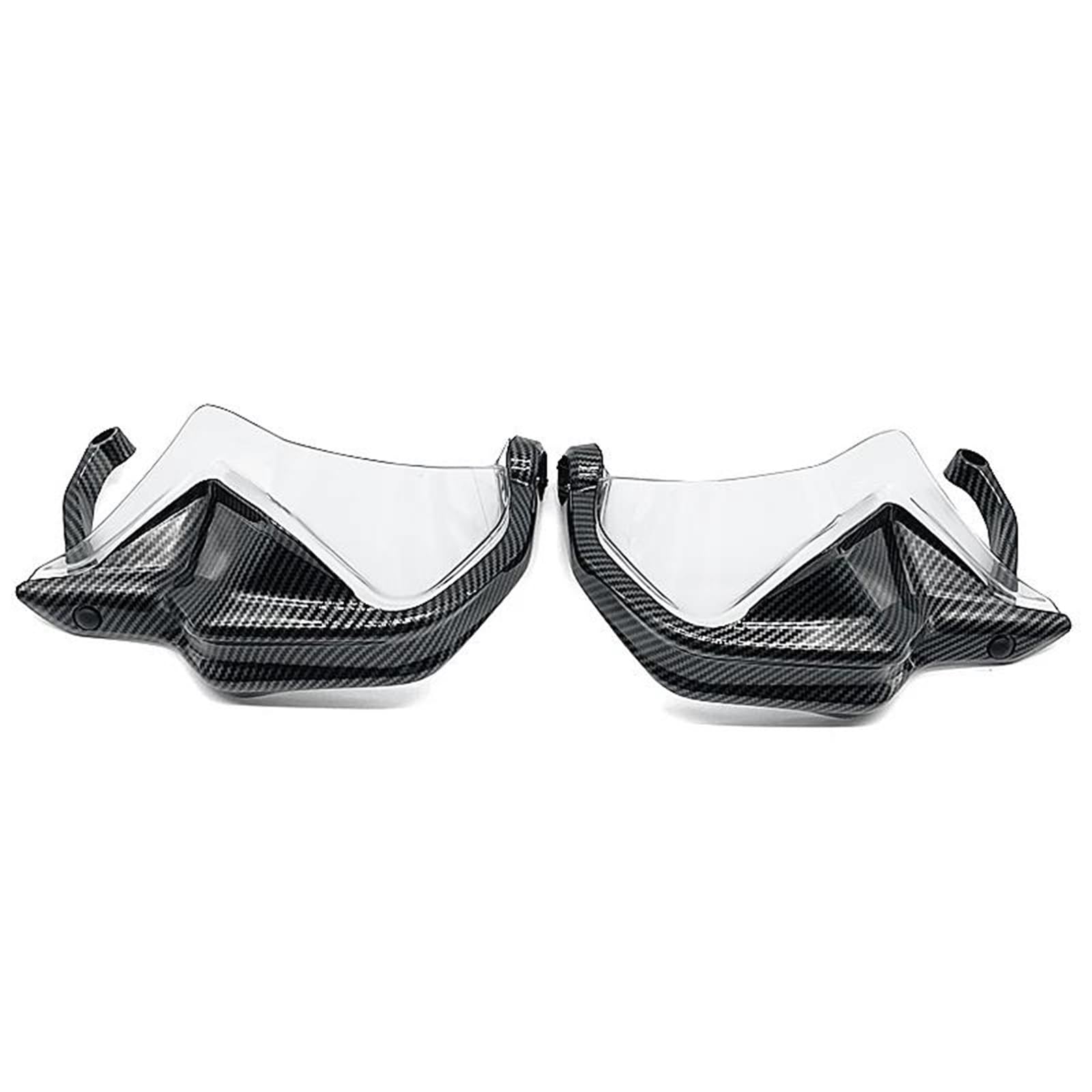 Für R1200GS Für R1250GS LC Abenteuer Für R 1200 GS GSA Für 1250 Für ADV Motorrad Lenker Handschutz Schild Windschutzscheibe Handprotektoren Handschützer(Carbon-Clear) von BSBZGKGPBW