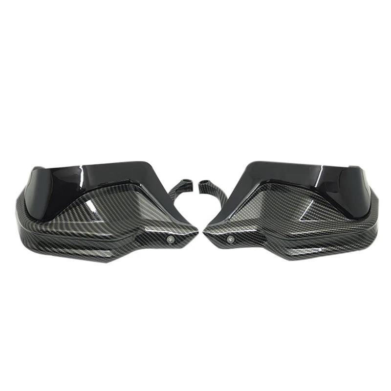 Für R1250GS Für R1200GS Für R 1200 GS Für ADV Für F800GS Abenteuer Für S1000XR Für F900XR Motorrad Wind Schild Hand Guards Abdeckung Handprotektoren Handschützer(Carbon-Black) von BSBZGKGPBW